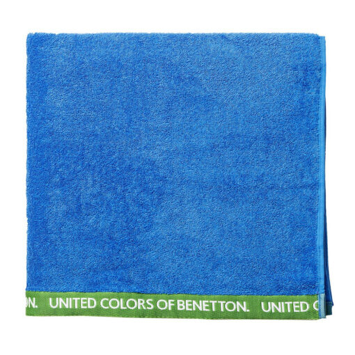 Benetton Home, Beach Towel 90x160cm 420Gsm 100% Terry Cotton Blue Rainbow Be, BE-0823-BL
