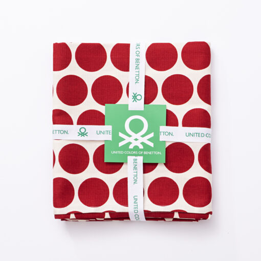 Benetton Home, Table Cloth 170x200cm Printed 190Gsm 100% Panama Cotton Black Dots FW23 Be, BE-2180 - Image 3