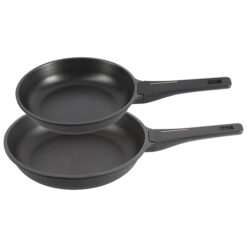 Bergner BGEU-6314 SET 2PCS Frypan: (24 + 28CM) Cast Alu Black + Copper BG